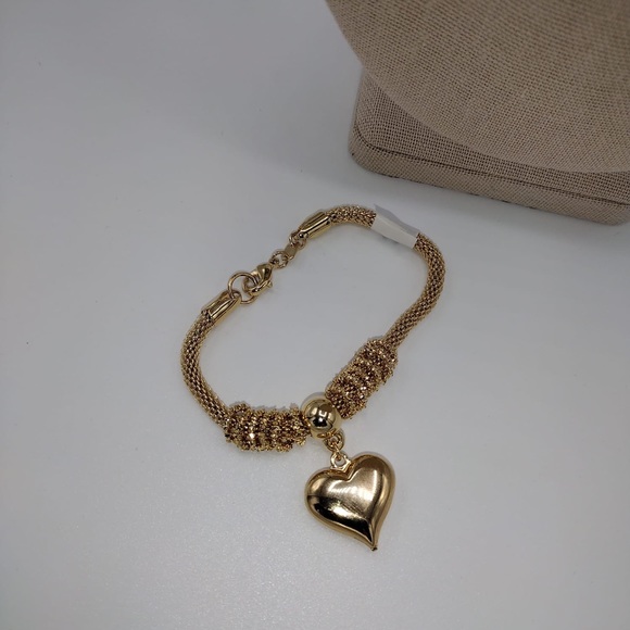 Jewelry - GOLD-FILLED HEART BRACELET